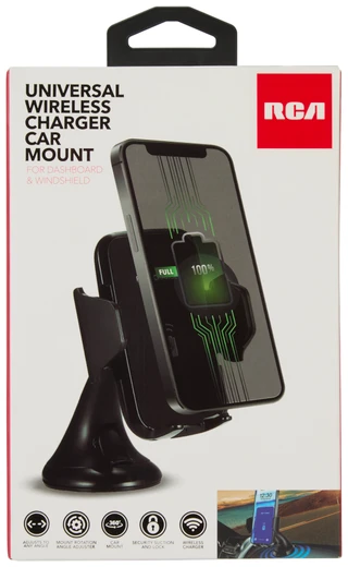 Thumbnail 1: RCA Universal Wireless Charger Car Mount 