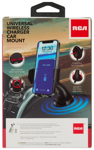Thumbnail 2: RCA Universal Wireless Charger Car Mount 