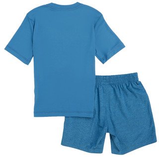 Thumbnail 2: Adidas Boy's Short Sleeve Logo Tee Short Set 