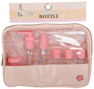 Thumbnail 1: Silk & Sage 11 Pc Travel Bottle Set 