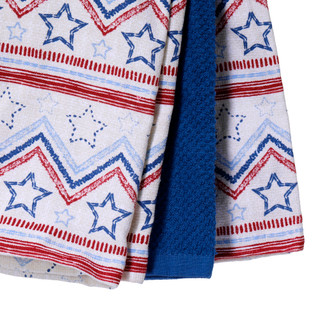 Thumbnail 2: Rockhill Home 3 Pk Patriotic Kitchen Towels 