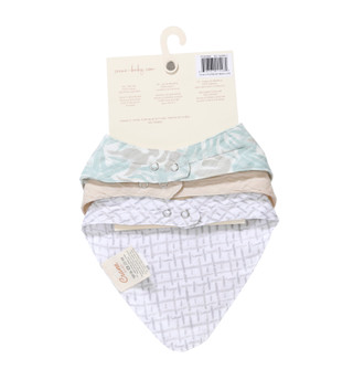 Thumbnail 2: CRANE BABY 3 Pk Bandana Bib Set 
