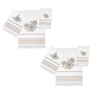 Thumbnail 3: Nicole Miller Nicole Miller Camille 2Pc.  Bath Towel Set 