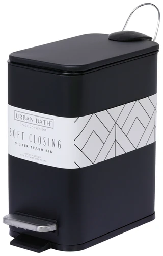 Thumbnail 1: Urban bath 5 L Slim Lid Slow Close Trash Can 