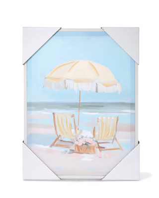 Thumbnail 1: Masterpiece Studios 18x24 Beach Chairs Canvas 