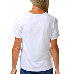 Thumbnail 2: Coral Bay Petite Short Sleeve Embellished Dragonfly Tee 
