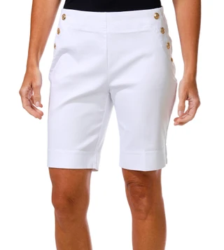 Thumbnail 1: Zac & Rachel Petite Pull-On Sailor Shorts 