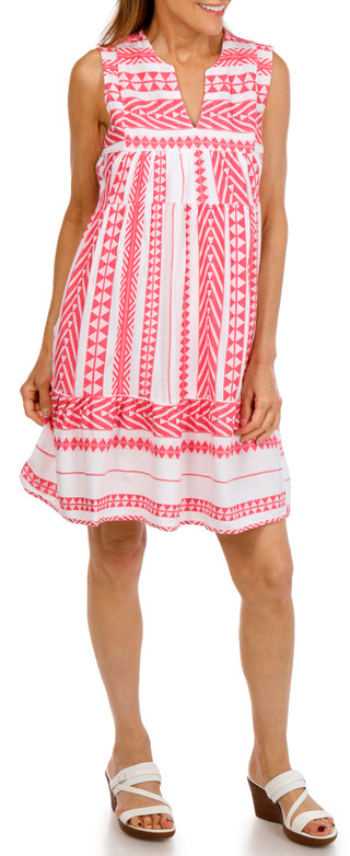 Thumbnail 5: Dash Women's Sleeveless Directional Stripe Dress 