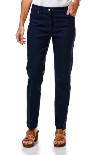 Thumbnail 1: Zac & Rachel Petite Button Front Pants 