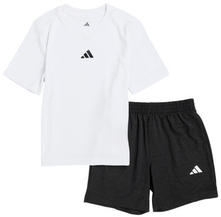 Thumbnail 1: Adidas Boy's 2 Pc Minimalist Logo Tee Short Set 