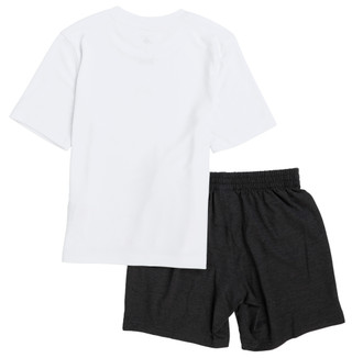 Thumbnail 2: Adidas Boy's 2 Pc Minimalist Logo Tee Short Set 