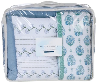 Thumbnail 1: Home & Harbor 9 Pc Comforter Set 