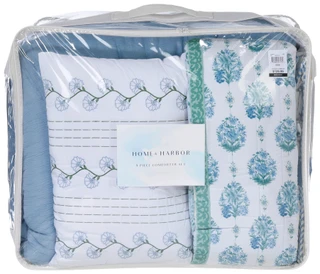 Thumbnail 1: Home & Harbor 9 Pc Comforter Set 