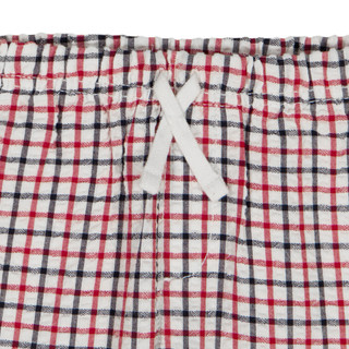 Thumbnail 2: Tommy Hilfiger Toddler Boy's Short Sleeve Plaid Button Down Top Short Set 