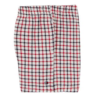 Thumbnail 4: Tommy Hilfiger Toddler Boy's Short Sleeve Plaid Button Down Top Short Set 