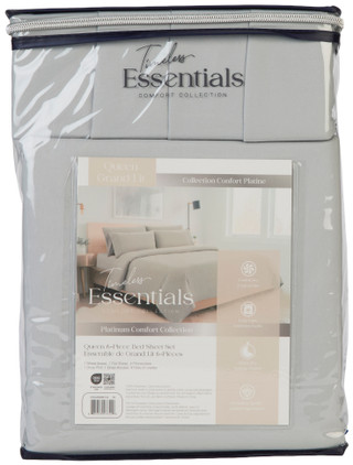 Thumbnail 2: Timeless Essentials Queen Grand Lit 6 Pc Bed Sheet Set 