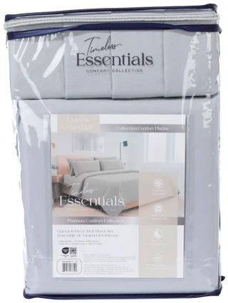 Thumbnail 5: Timeless Essentials Queen Grand Lit 6 Pc Bed Sheet Set 