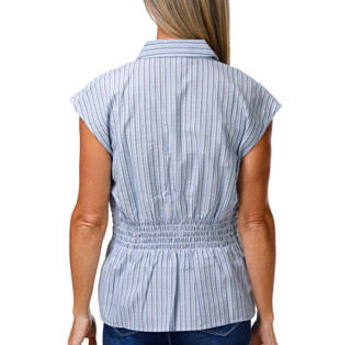 Thumbnail 3: MAX STUDIO Women's Short Sleeve Collared Button Down Shirt 