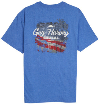 Thumbnail 1: Guy Harvey Men's Short Sleeve Graphic Crew Neck Tee 