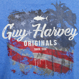 Thumbnail 4: Guy Harvey Men's Short Sleeve Graphic Crew Neck Tee 