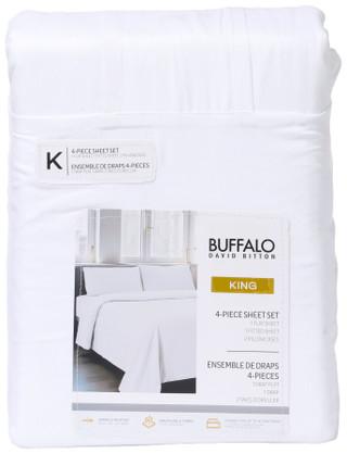 Thumbnail 1: Buffalo David Bitton King 4 Pc Sheet Set 