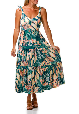 Thumbnail 1: HARLOW & ROSE Women's Sleeveless Maxi Dress 