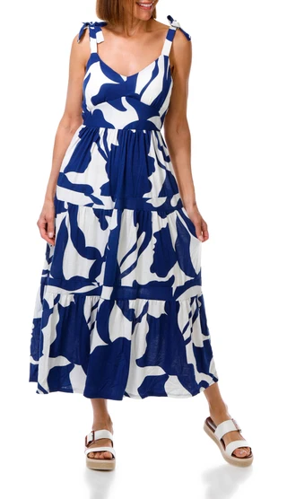 Thumbnail 1: HARLOW & ROSE Women's Sleeveless Maxi Dress 