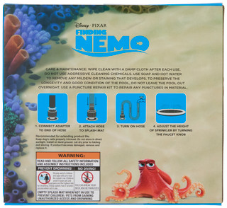 Thumbnail 2: Disney 59 in Finding Nemo Sprinkler Splash Mat for Dogs 