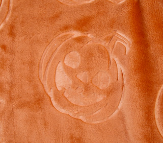Thumbnail 2: Spooky Home 50x70 Pumpkin Plush Throw Blanket 