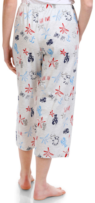 Thumbnail 3: Hue Women's Smooth Sailing Pajama Capris 