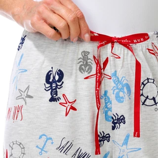 Thumbnail 5: Hue Women's Smooth Sailing Pajama Capris 