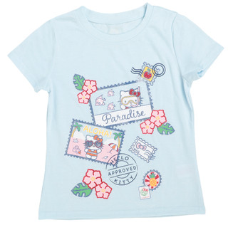 Thumbnail 1: Hello Kitty Girl's Short Sleeve Vacation Graphic Tee 