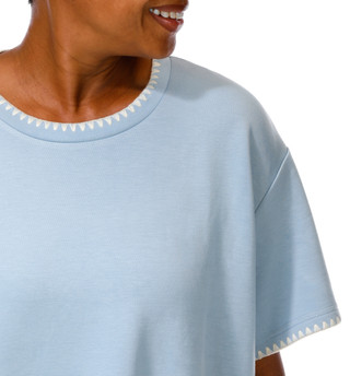 Thumbnail 2: MAGASCHONI Women's Plus Whipstitch Trim Top  