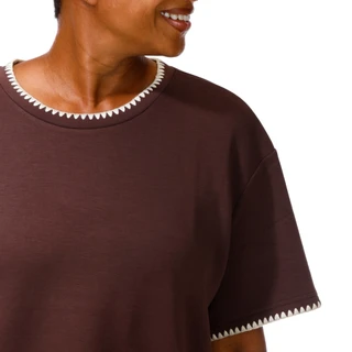 Thumbnail 3: MAGASCHONI Women's Plus Whipstitch Trim Top  