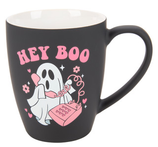 Thumbnail 1: 20 oz Hey Boo Halloween Ghost Mug 