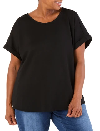 Thumbnail 1: Fair Haven Women's Plus Solid Top 