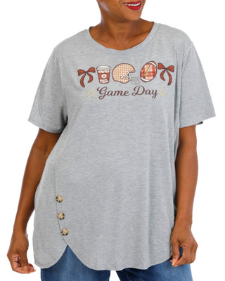 Thumbnail 1: Tru Self Women's Plus Football Top  