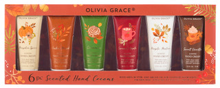 Thumbnail 1: Olivia Grace 6 Pc Harvest Scented Hand Creams 