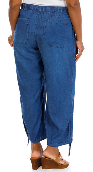 Thumbnail 2: Sanctuary Women's Plus Chambray Denim Pants  