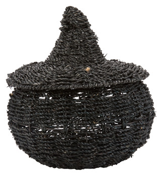 Thumbnail 2: Magical Season 13 in Handmade Jack-O-Lantern Pumpkin Basket with Hat 