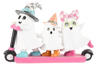 Thumbnail 1: Magical Season 11 in Girl Ghosts on a Scooter Halloween Decor 