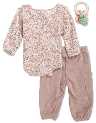Thumbnail 2: Nicole Miller Baby Girls 3 Pc Pants Set  