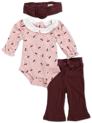 Thumbnail 1: Nicole Miller Baby Girls 3 Pc Pants Set  