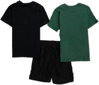 Thumbnail 2: NBA LEAGUE Boys Active 3 Pc Shorts Set 