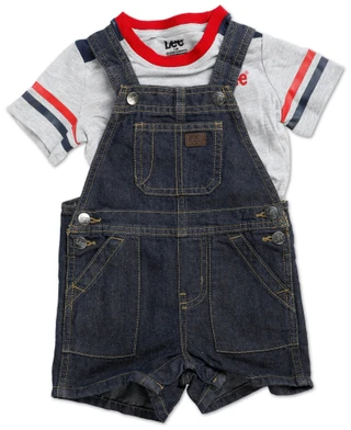Thumbnail 1: Lee Baby Boys 2 Pc Shortalls 