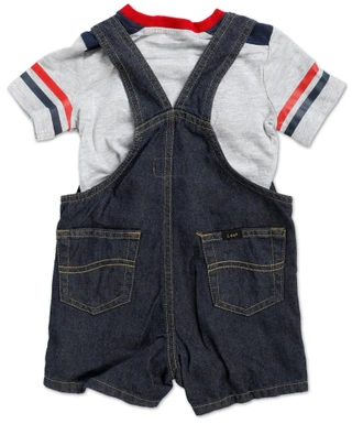 Thumbnail 2: Lee Baby Boys 2 Pc Shortalls 