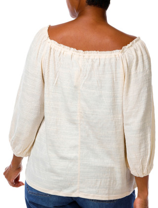 Thumbnail 3: MAX STUDIO Women's Plus Off Shoulder Top  