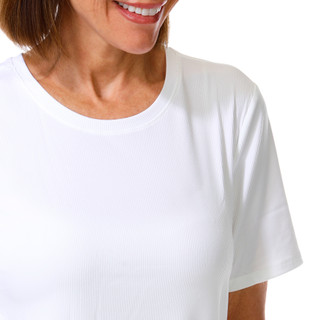 Thumbnail 2: Skechers Women's Active Ribbed Comfort Stretch Top 