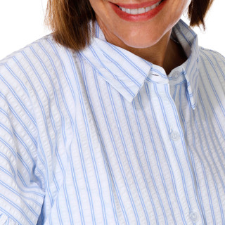 Thumbnail 4: LIV LOS ANGELES Women's Stripe Print Top 