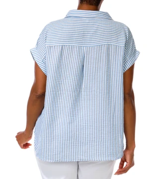 Thumbnail 4: Cavalini Women's Plus Button Down Top  